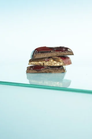 CUORE MAXI lampone e nocciola