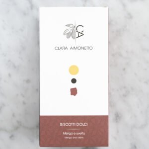 Biscotti con meliga e uvetta