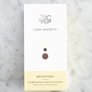 Biscotti con vaniglia Bourbon e gocce di cioccolato